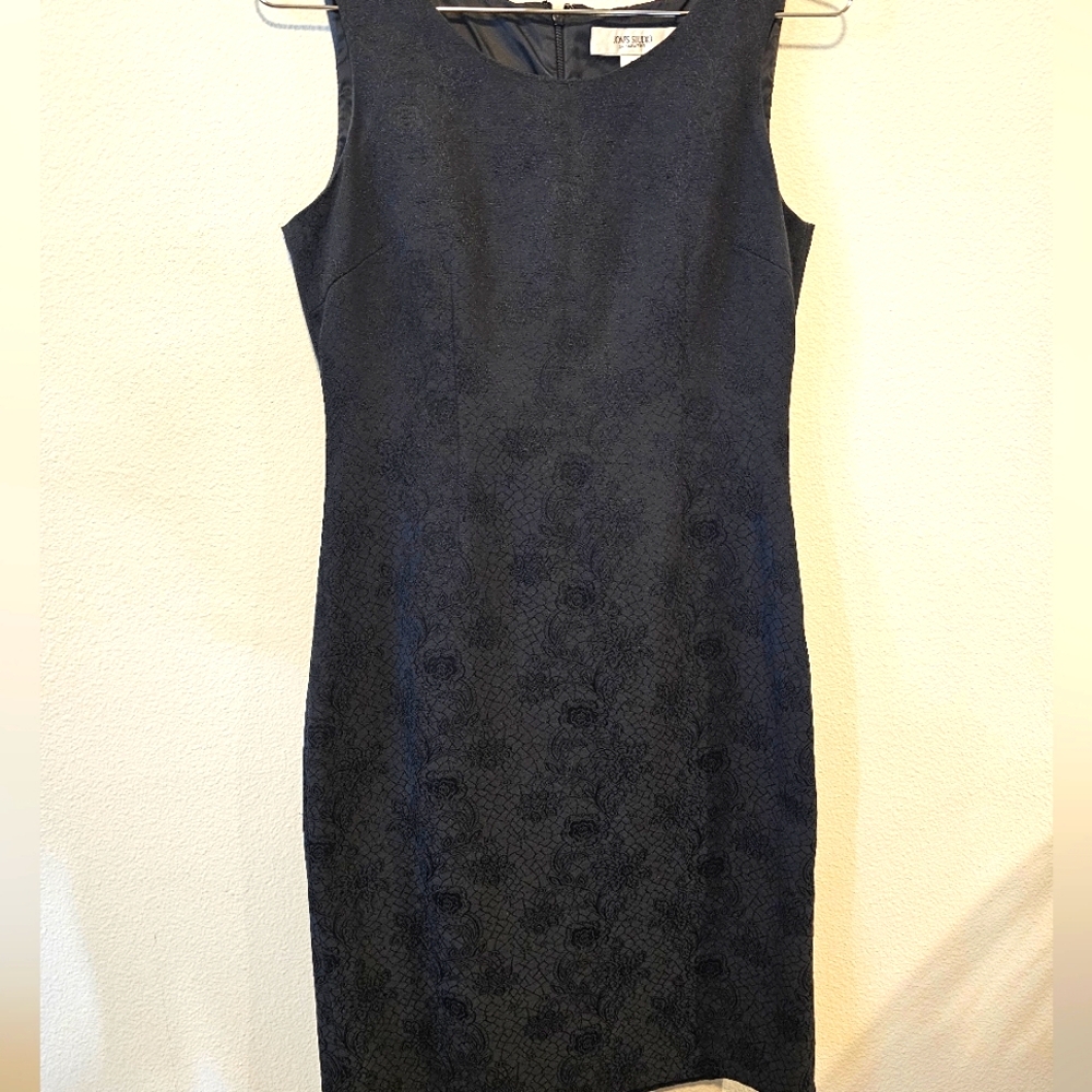 Size 6 Jones Studio Separates Little Black Dress - Picture 3 of 5